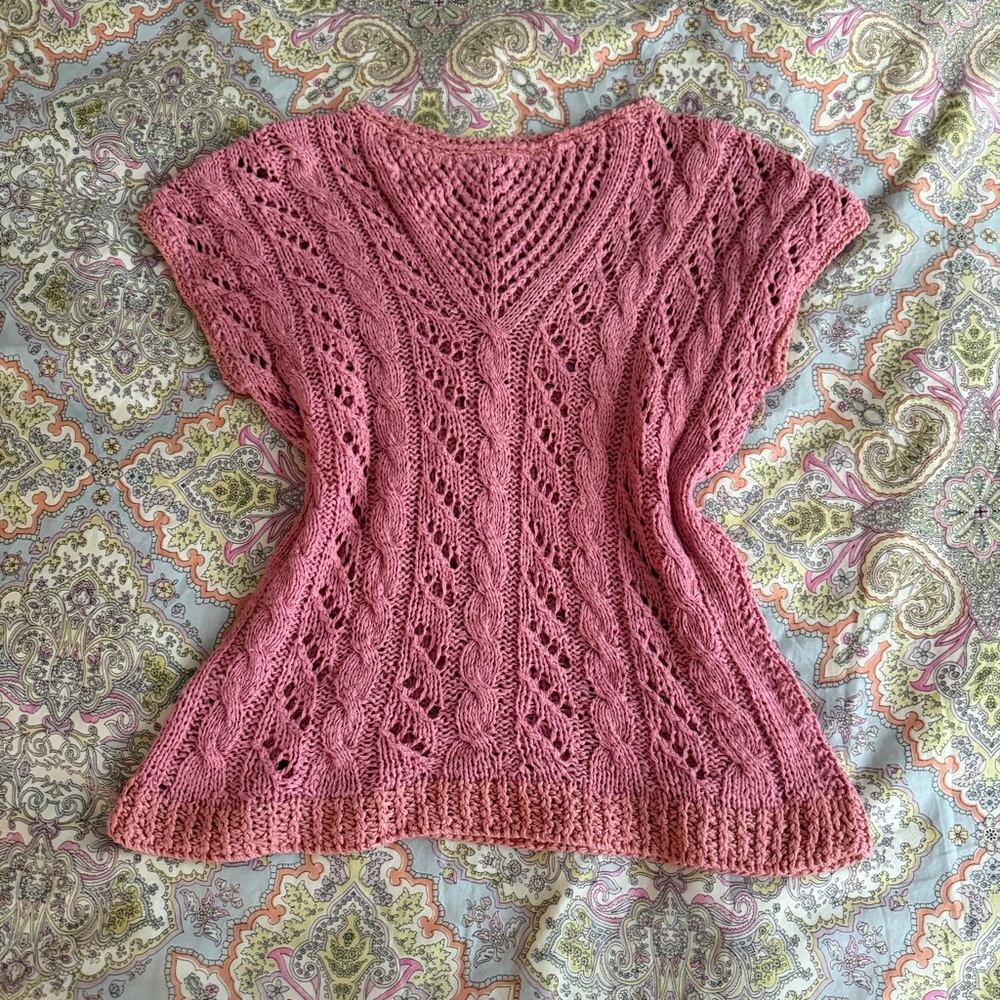 Vintage Italian Short Sleeve Sweater